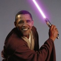 Obama is a jedi - iPhone Wallpaper