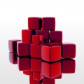 Cubes 3D - fond ecran mobile (1)
