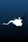 Apple ghost logo   iphone Wallpaper