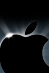 Apple Noir et Blanc - Fond iPhone