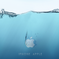 Wallpaper iPhone Apple - Water Design
