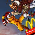 Fast Food Fight - Fond iPhone