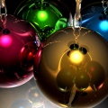 Boules de Noel - Fond iPhone (1)