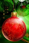 Boules de Noel - Fond iPhone (2)