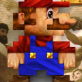 Oldfashion Artwork Mario - Fond iPhone