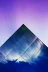 Blue Pyramid - Fond iPhone