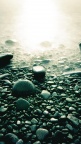 Stones-in-Beach-fond-iPhone-5