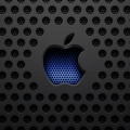 Apple grill bleu - Fond iPhone 5