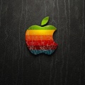 apple multicouleur- Fond iPhone 5