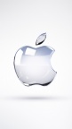 Glass Apple Logo - Wallpaper iPhone 5S HD