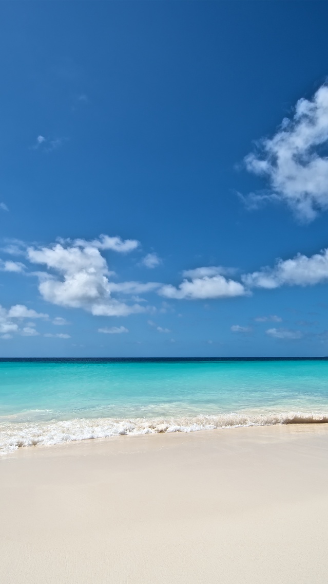 sable blanc et eau turquoise - grand ecran iPhone 6 Plus