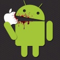 Android mange logo Apple