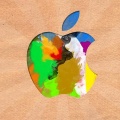 Logo Apple Multicolor - iPhone 6 (10)