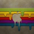 Logo Apple Multicolor - iPhone 6 (17)