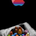 Logo Apple Multicolor - iPhone 6 (18)