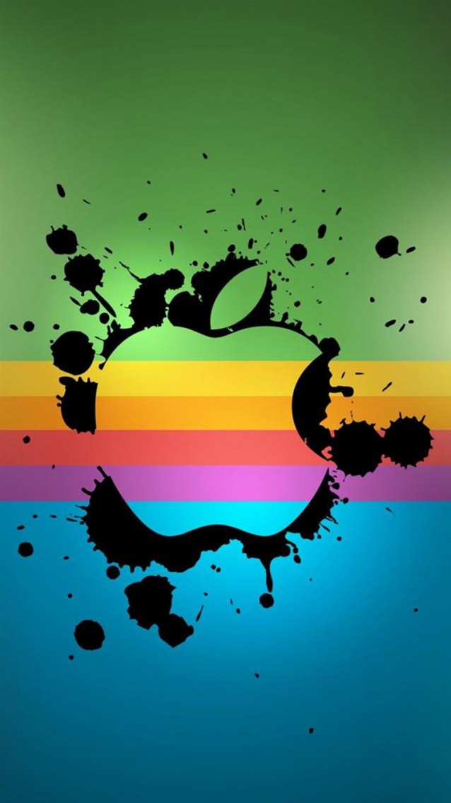 Logo Apple Multicolor - iPhone 6 (21)