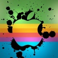Logo Apple Multicolor - iPhone 6 (21)