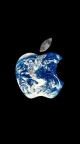 Logo apple planete terre
