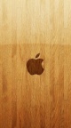 logo fond bois Apple - iPhone 6 (1)