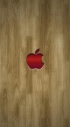 logo fond bois Apple - iPhone 6 (9)