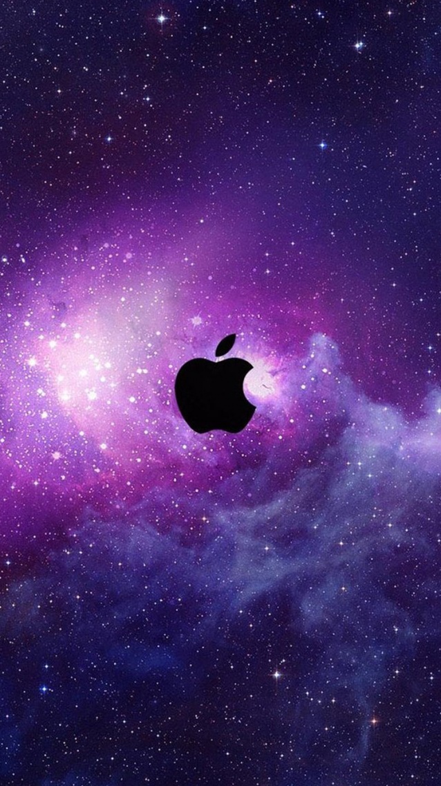 Space Apple LOGO 02 iPhone 6 Wallpapers.jpg