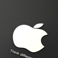 Logo Blanc Apple - Think Different