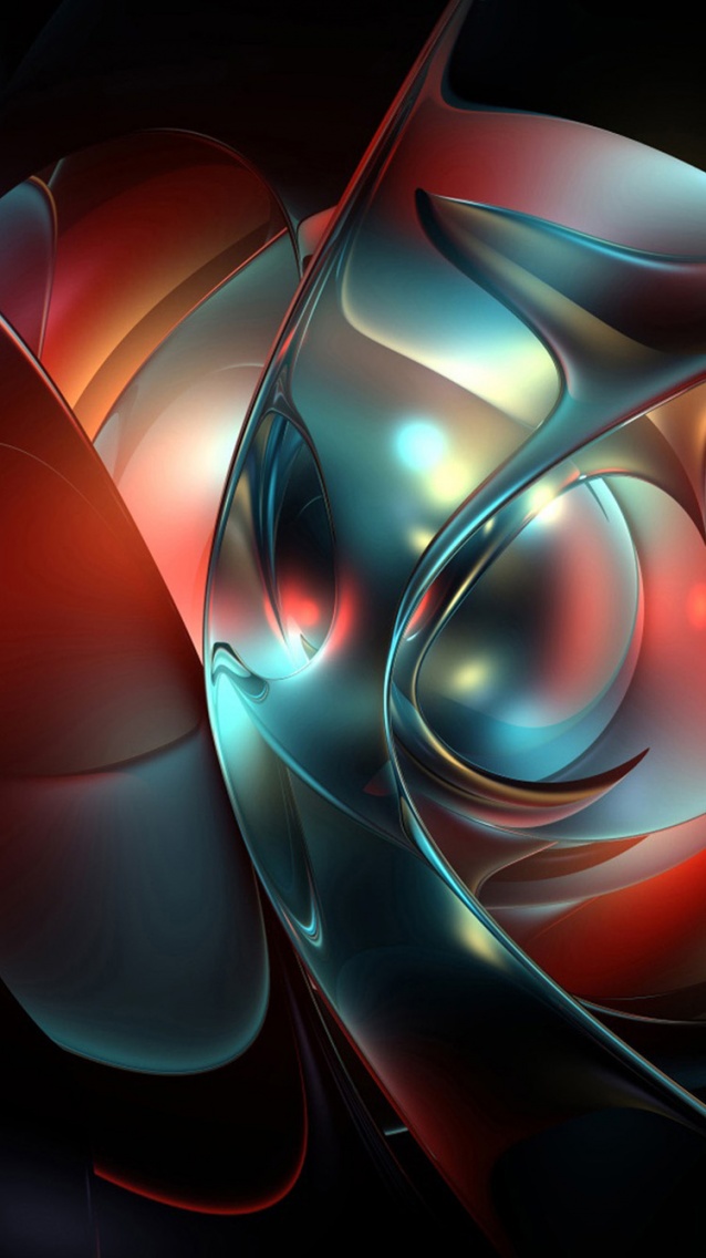 3D abstract 1 iPhone 6 Wallpapers