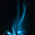 Flame 3D bleu