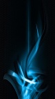 Flame 3D bleu