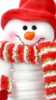 Bonhomme de neige - fond iPhone 6