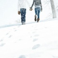 Couple dans la neige