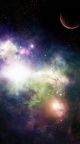 Nuée lumineuse galactique