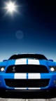 Blue Shelby GT 500 iPhone 6 Wallpapers