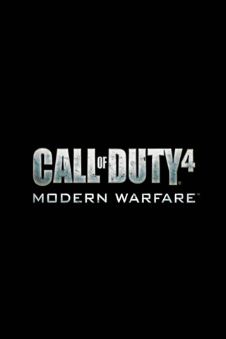Call of Duty 4 Modern Warfare - Fond iPhone