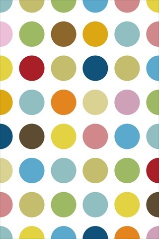 Colored dots iphone Wallpaper