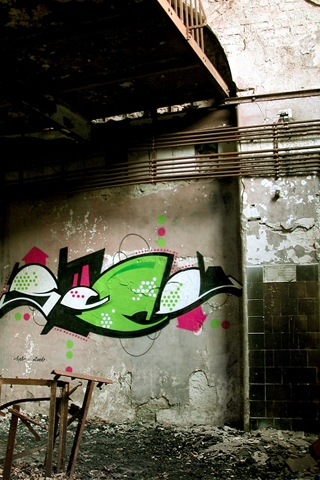 Art graffiti street - Fond iPhone